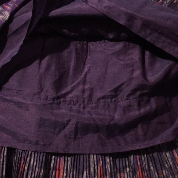 NWT Gap Size 6 cotton & silk Navajo pleated skirt - Picture 8 of 8